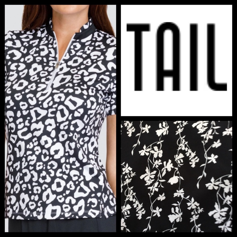 Tail Ladies White Label Short Sleeve Print Golf Shirt